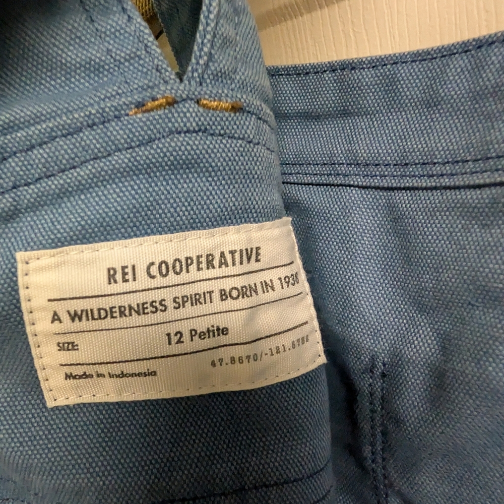 REI Blue Women's Overalls - Picture 2 of 6